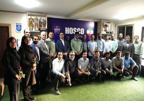 گزارش تصویری تقدیر مدیرعامل فولاد هرمزگان از کارکنان امور ورزش