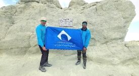 پرچم ایمپاسکو بر فراز دماوند برافراشته شد