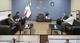 نشست مدیرعامل شرکت آهن و فولاد ارفع و فرماندار اردکان