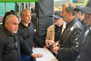 گزارش تصویری / خدمات رسانی «موکب شرکت ملی صنایع مس ایران» به مردم سوگوار در روز وداع باشکوه تهران با رهبر شهید