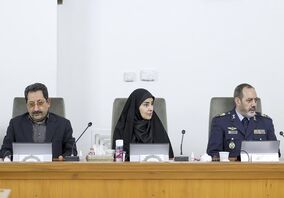 عکس روز: وزیر صمت در نخستین جلسه هیأت دولت