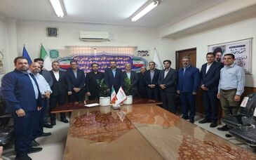 برگزاری مراسم تودیع و معارفه مدیر حراست مجتمع سنگ آهن جلال‌آباد زرند