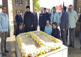 همزمان با ایام فاطمیه برگزار شد؛مراسم عزاداری شهادت حضرت فاطمه زهرا (س) و چهارمین سالگرد تدفین شهدای گمنام شرکت فولاد خوزستان