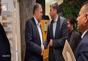 مدیرعامل ذوب‌آهن اصفهان به همراه استاندار با خانواده سردار شهید محمدرضا زاهدی دیدار کرد