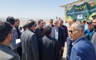 وزیر صمت وارد معدن مس جانجا شد