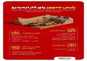 اینفوگرافی: رئیس‌جمهور پای کار ایمیدرو