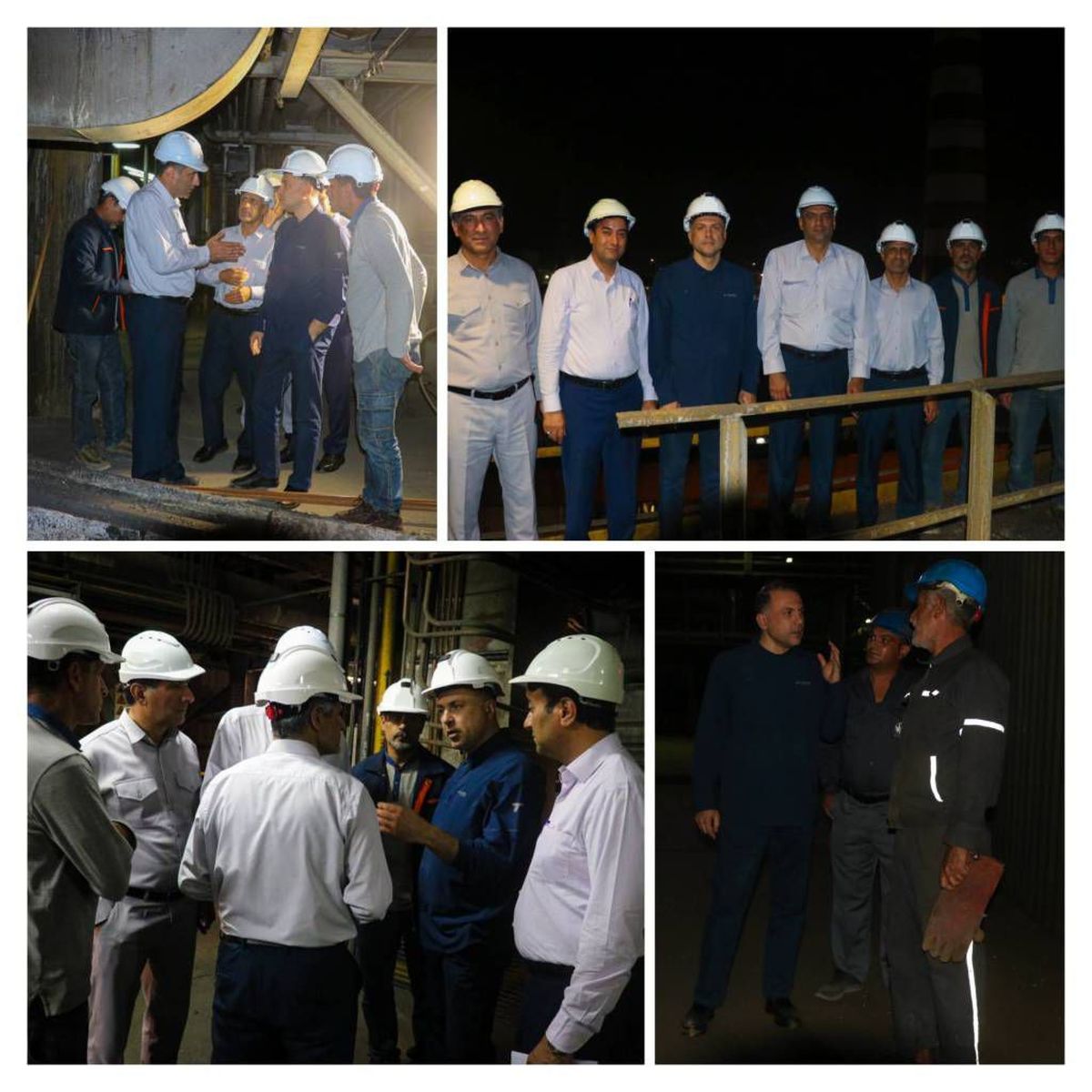 بازدید مدیرعامل شرکت ملی صنایع مس ایران از کارخانه ذوب و پالایشگاه خاتون‌آباد