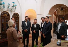 مدیرعامل شرکت ملی صنایع مس ایران از عمارت «حاج‌آقا علی» رفسنجان بازدید کرد