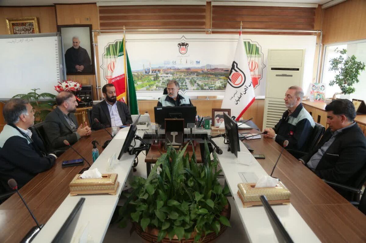 دیدار مدیرکل صداوسیمای مرکز اصفهان با مدیرعامل ذوب‌آهن اصفهان