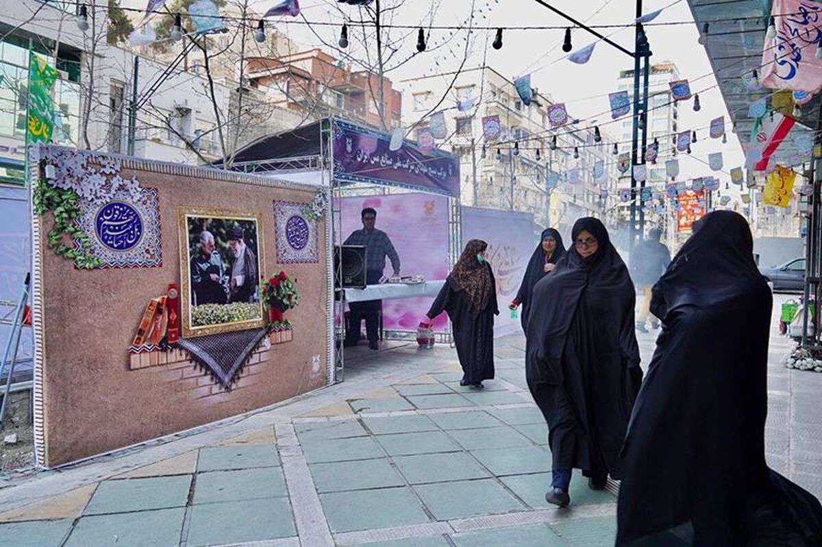 برپایی موکب شهدای مس به مناسبت نیمه شعبان