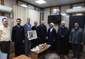 دیدار معاون منابع انسانی و امور اجتماعی فولاد خوزستان با پاسداران