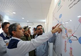 بازدید دکتر رسولیان؛  مدیرعامل فولاد سنگان از پروژه آسفالت جاده خواف- تربت حیدریه