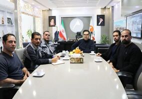 دیدار اعضای شورای اسلامی کار با مدیرعامل و عضو هیأت مدیره شرکت آلومینای ایران 
