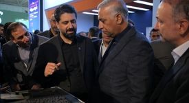 بازدید امیر دکتر صادقی؛ مدیرعامل ساتا از غرفه فولاد غدیر نی‌ریز در نمایشگاه متافو