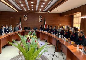  بازدید مدیران بانک توسعه تعاون کشور از شرکت فولاد اکسین خوزستان