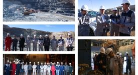 بازدید مدیرعامل صبانور از معادن و کارخانجات بیجار