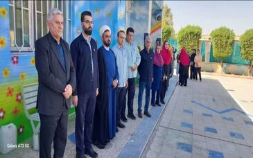 زنگ مهر در مدارس امام حسین (ع) فولاد خوزستان به صدا در آمد