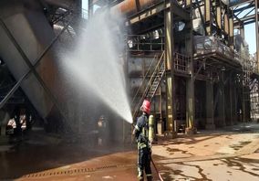 مانور کلاس B شرایط اضطراری در کارخانه زمزم ۳ برگزار شد