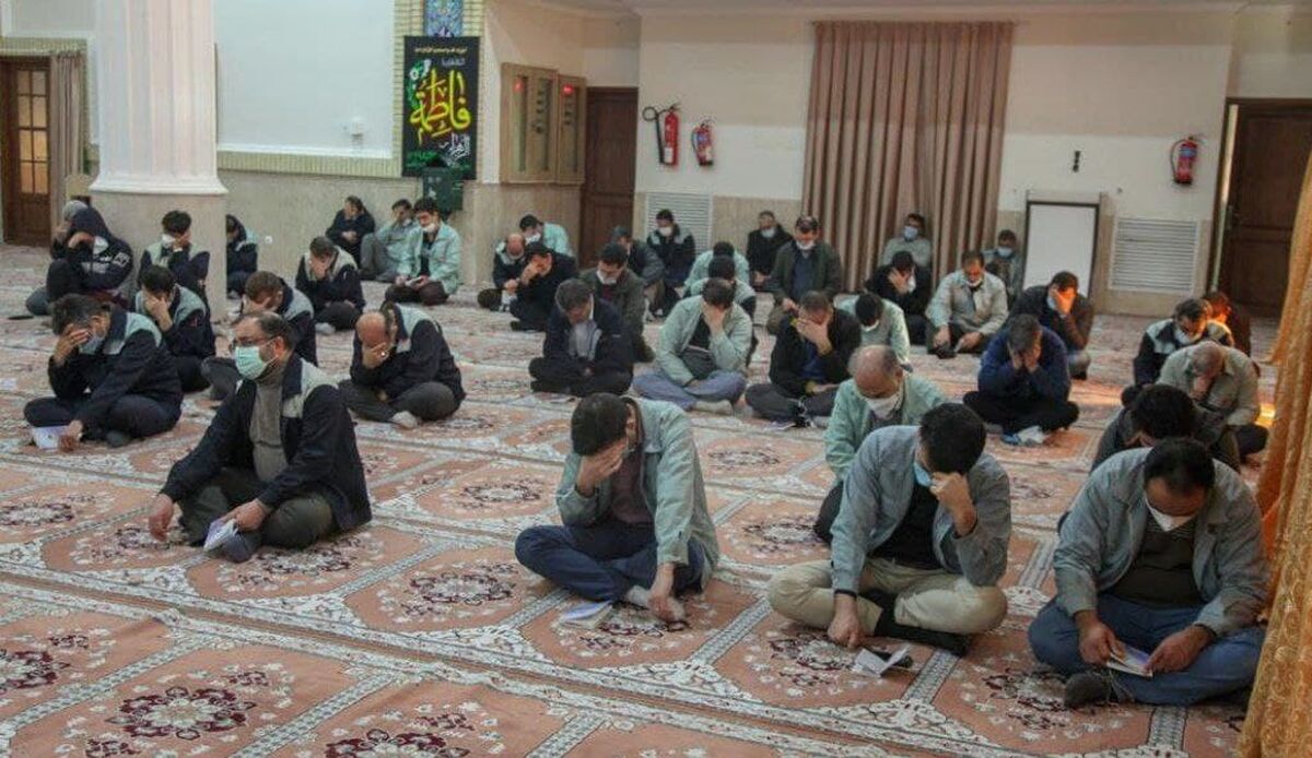 برگزاری مراسم عزاداری شهادت حضرت زهرا (س) در ذوب آهن اصفهان