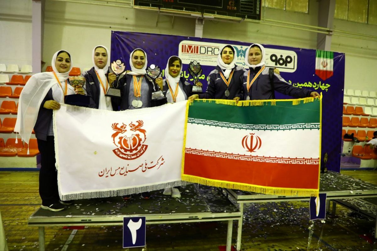 نایب قهرمانی تیم تنیس روی میز بانوان شرکت «ملی مس» در رقابت‌های ایمیدرو