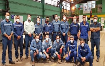  قاب خاطره (کارکنان تلاشگر واحد کولر شاپ و اتوماسیون ابزار دقیق)فولاد خوزستان