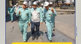 بازدید مدیرعامل گروه فولاد مبارکه از فرایند پرشتاب بازسازی ها