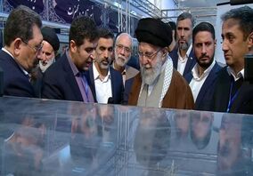 ارایه گزارش دستاوردهای صنعت و معدن از سوی وزیر صمت و رئیس هیات عامل ایمیدرو به رهبر معظم انقلاب