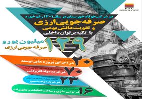 صرفه جویی ارزی و تقویت دانش بومی با تکیه بر توان داخلی 