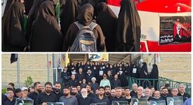 مسئولیت اجتماعی در میدان عمل؛ همراهی فولاد غدیر نی‌ریز با مردم در آیین وداع با رهبر شهید