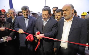 افتتاح کارخانه کنسانتره آهن بهاباد با حضور وزیر صمت و رییس هیأت عامل ایمیدرو