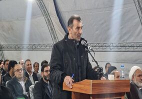 واحد فولادسازی مجتمع فولاد قاینات افتتاح شد