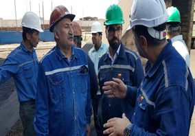 بازدید از واحدهای مختلف انباشت و برداشت بخش مواد اولیه