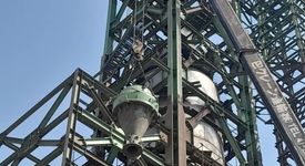 تکمیل نصب بلندترین سازه صنعتی پروژه فولاد کاوه جنوب کیش