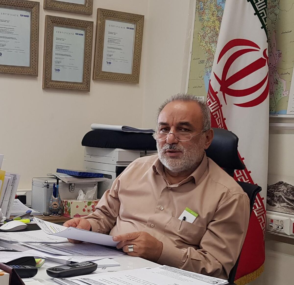 چادرملو آمادگی اجرای دو بانده کردن جاده سه راهی ساغند - چادرملو- بهاباد را دارد

