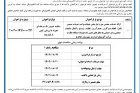 چاپ و انتشار  نوبت دوم آگهی فراخوان شرکت آلومینای ایران با موضوع ارائه خدمات حجمی مورد نیاز بخش عملیات واحد خدمات صنعتی روزنامه های
