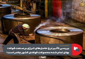 بررسی تأثیر نرخ حامل‌های انرژی بر صنعت فولاد/ بهای تمام شده محصولات فولادی کشور چقدر است؟