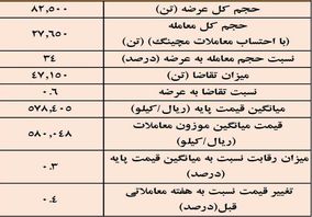 نتیجه معاملات شمش فولادی در بورس کالا/ 34درصد عرضه معامله شد