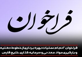 فراخوان " انجام عملیات بهره برداری از خطوط تخلیه و بارگیری مواد معدنی و سرمایه گذاری منطقه ویژه خلیج فارس"