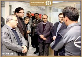 بازدید اعضای هیات مدیره شرکت تجلی از مرکز پژوهش های صنعتی و معدنی فکور