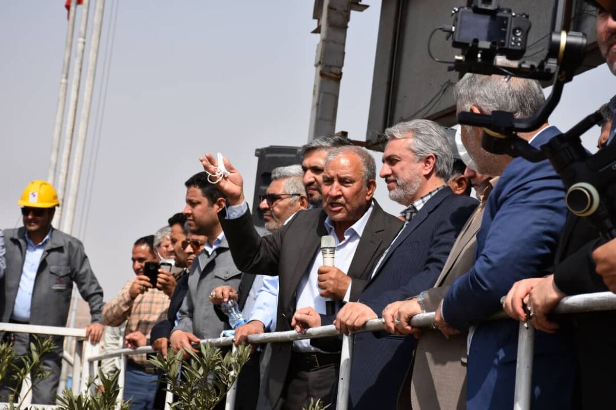 بهره برداری  از خط ۳ کارخانه کنسانتره شرکت سنگ آهن گهرزمین