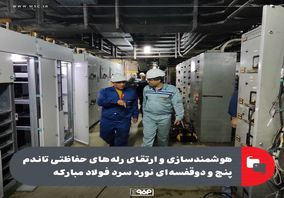 هوشمندسازی و ارتقای رلههای حفاظتی تاندم پنج و دوقفسهای نورد سرد فولاد مبارکه