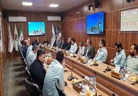 جلسه هماهنگی اولین ذوب پروژه فولادسازی شرکت فولاد شادگان 