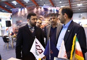 بازدید عضو هیات مدیره شرکت ملی مس از نمایشگاه توسعه صنعت مس در چشم‌انداز طرح کیمیا