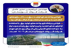 طراحی واحدهای تولید برق با انرژی‌های تجدیدپذیر در دستور کار قرار گیرد