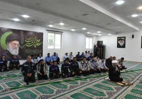 گزارش مراسم یادبود رهبر عظیم‌الشأن شهید ایران در شرکت پارس فولاد سبزوار