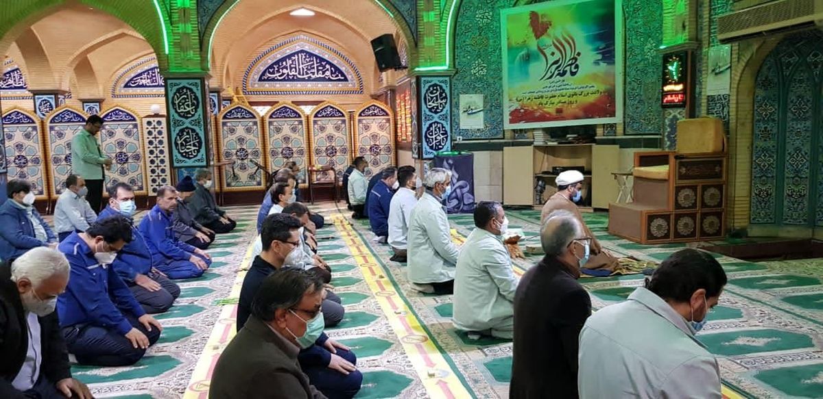  مراسم میلاد حضرت فاطمه زهرا (س) در شرکت فولاد خوزستان برگزار شد