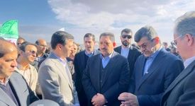 افتتاح نیروگاه ۱۰۰ مگاواتی فروغ کویر چادرملو با حضور وزیر صمت