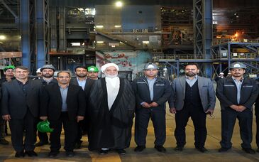 بازدید رئیس کل دادگستری و مسئولین ارشد قضایی استان کرمان از شرکت جهان فولاد سیرجان

