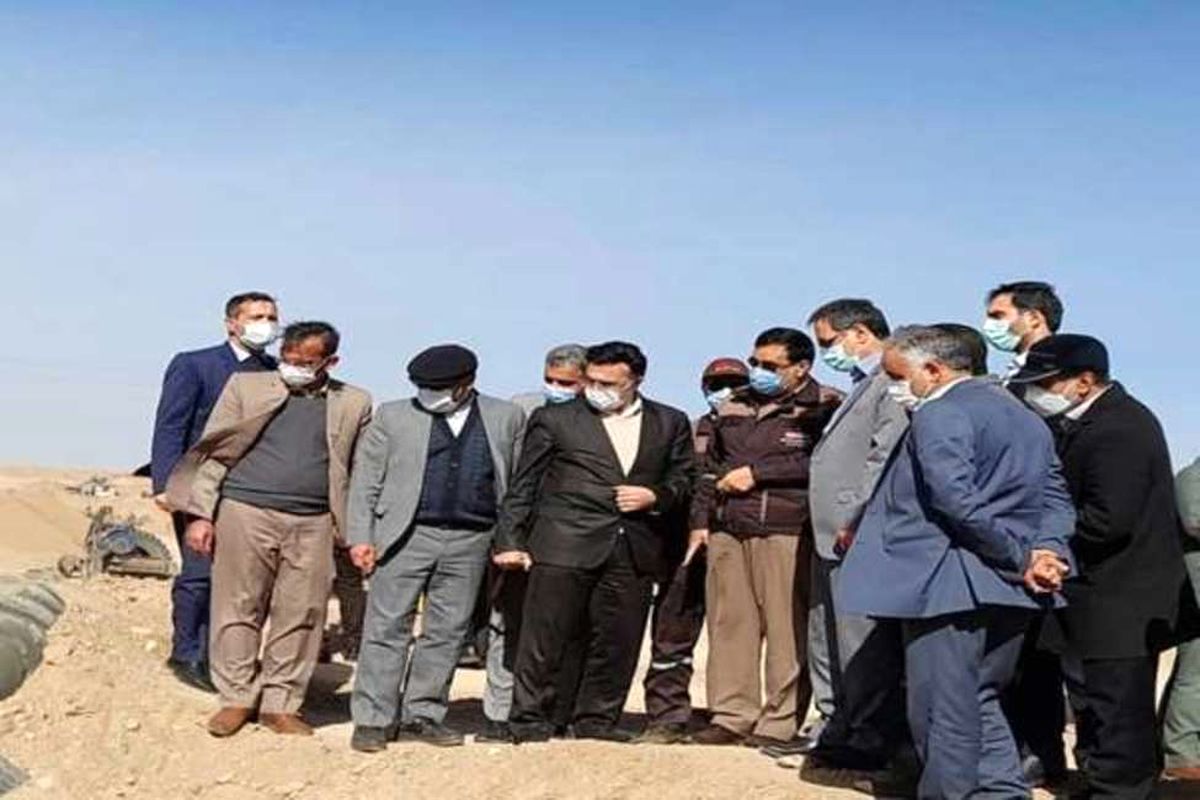 رئیس سازمان بازرسی از یکی از معادن سنگ آهن پلاسری منطقه سنگان بازدید کرد