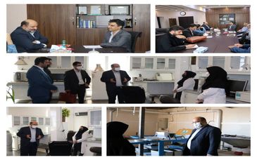 خدایار  کریم نژاد؛ از بخش های مختلف مرکز تحقیقات مواد معدنی یزد بازدید کرد